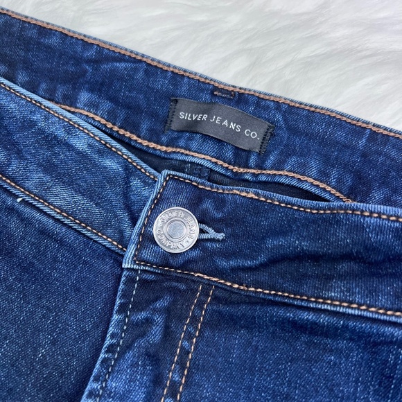 NWOT👖|•SILVER JEANS CO ®•| Plus Size Avery Skinny Curvy High Rise Jeans 22x31👖 - Picture 10 of 11
